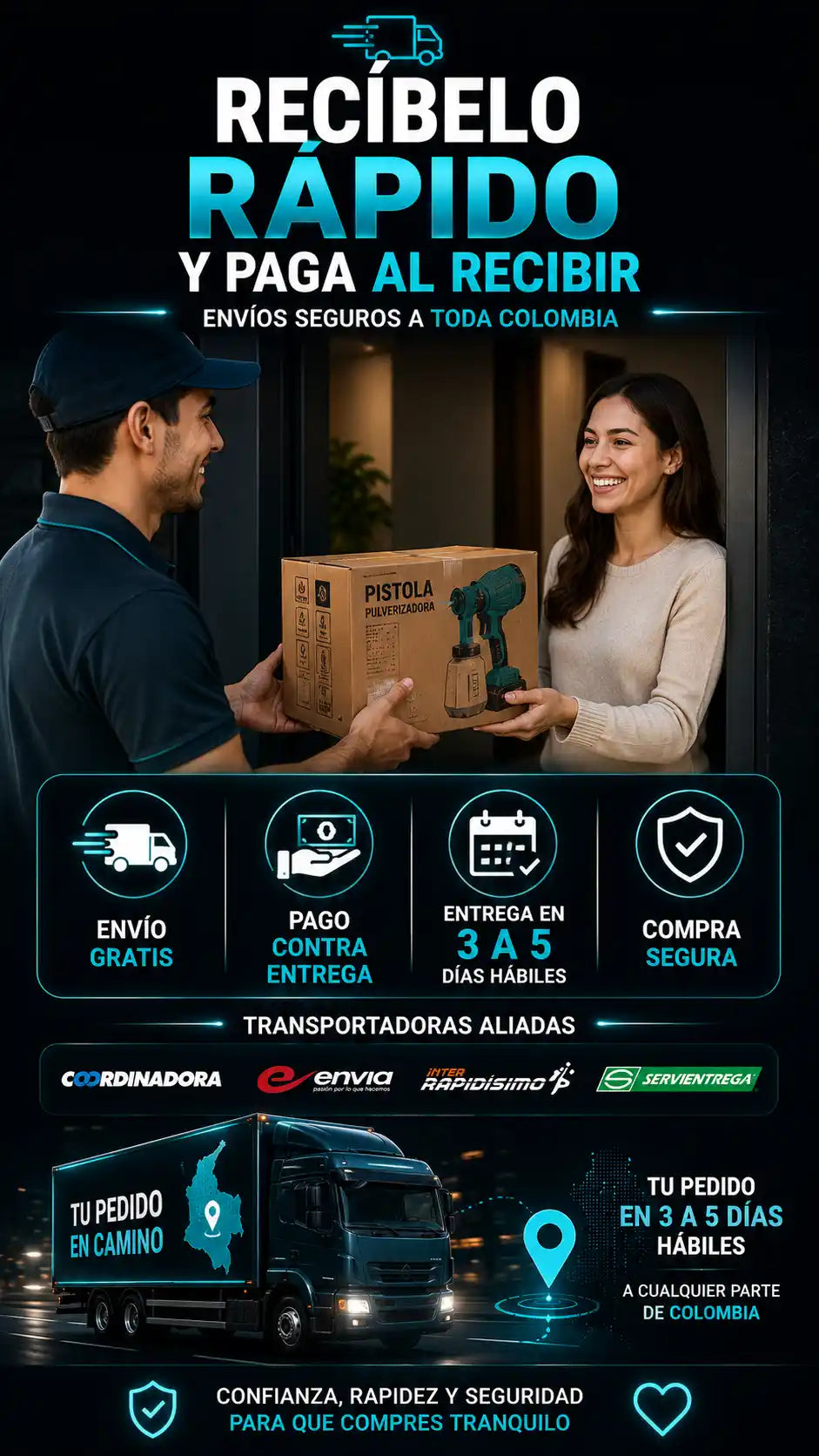 PintuMax Turbo - Pistola Pulverizadora Inalámbrica